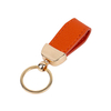 2025 Vegan Leather Keychain Eco-Friendly Material UV Printed Logo Unisex