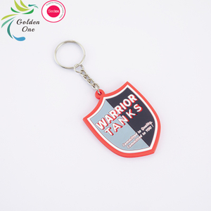 hot sale 3d designer cute cartoon rubber double side company letter soft pvc metal keychain for promotion gifts