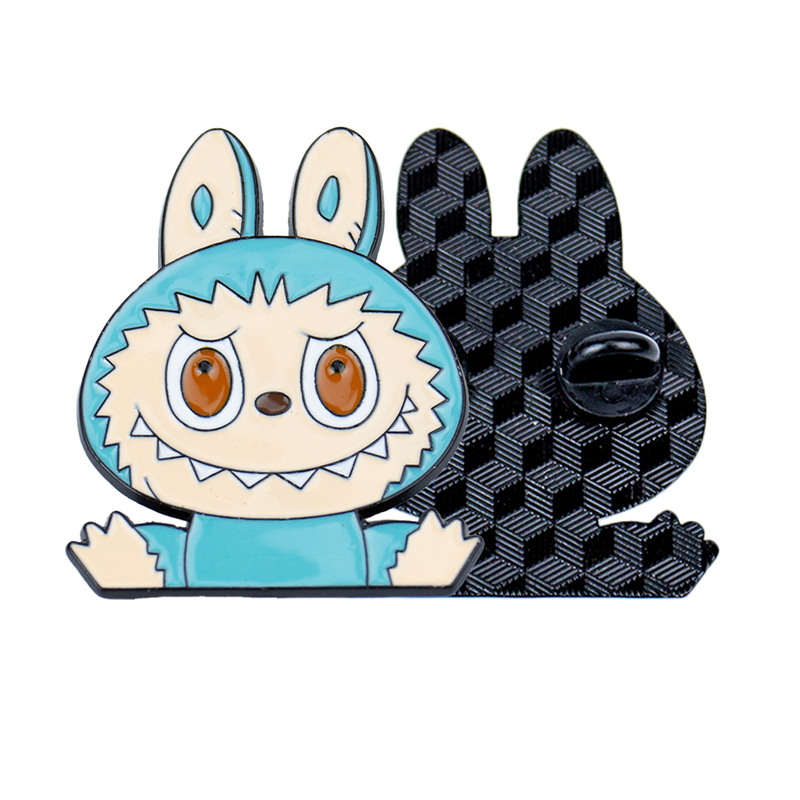 Custom Anime Decorative Rabbit Zinc Alloy Printed PET Custom Badge Pin - Detailed Lapel Pin for Cultural Peripherals