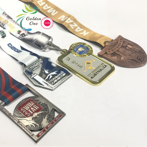 Manufacturer 3D metal Award gold triathlon marathon running sports Music Latin Dance Race medal custom trophies and medals