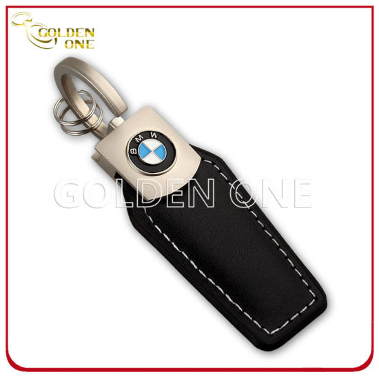 Professional Custom Car Logo Metal & Leather Key Holder