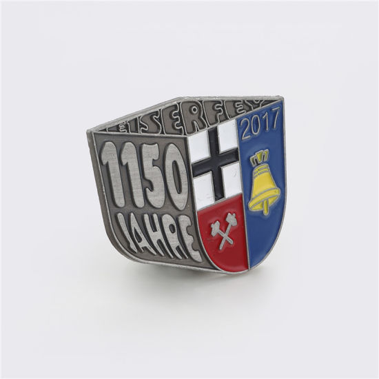Customized Antique Plated Basketball Sport Metal Pin