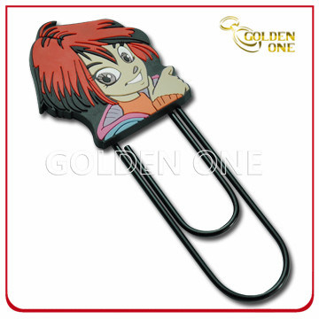 Promotion Gift Cartoon Character Soft PVC Paper Clip