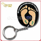 Promotion Gift 3D Footprint Logo Soft PVC Keychain