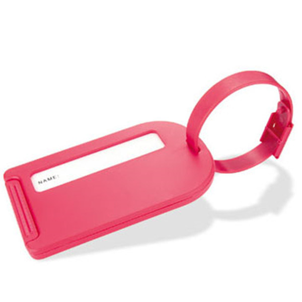Creative Custom Design Gold Silver Stamp PU Leather Luggage Tag