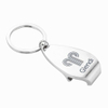 Promotion Gift Nickel Plated Metal Whistle Key Chain