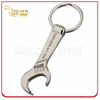 Custom Engraving Wrench Shape Metal Keychain with Bottle Opener