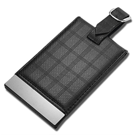 Custom Promotion Gift Genuine Leather Luggage Tag
