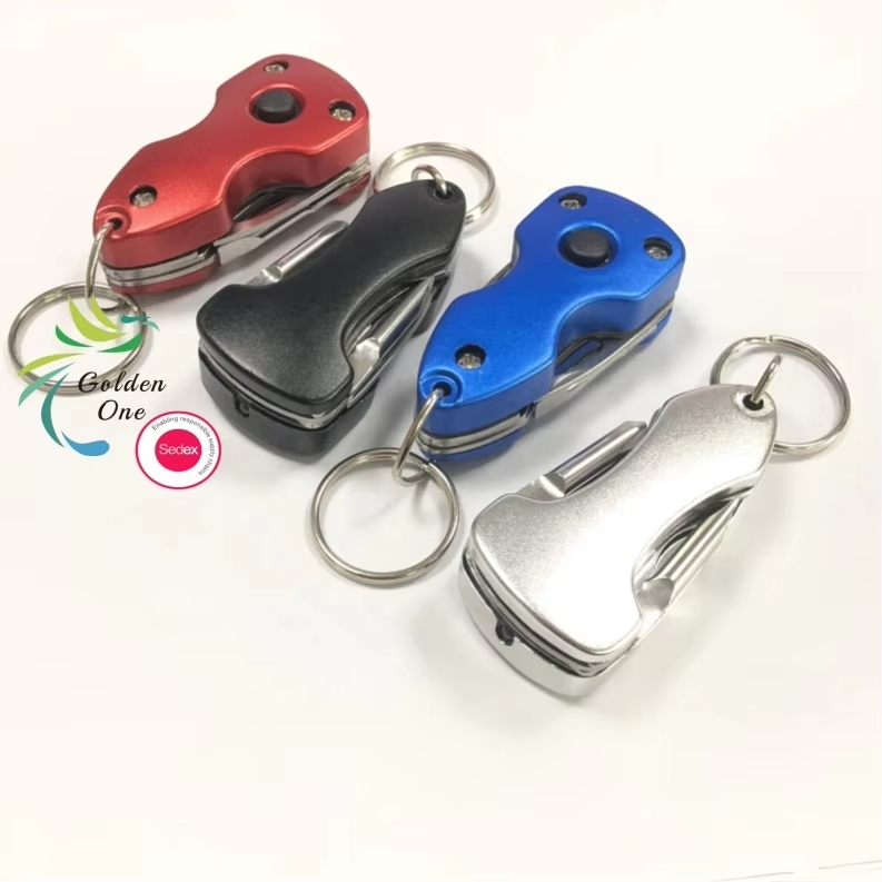 Multi-functional Metal Keychain Set with Various Repair Tools, Designed for Technicians To Carry on The Go