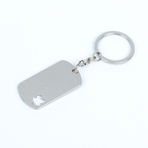 Professional Slim Blank Keychain for Business Branding, Featuring A Durable Metal Clasp, Compatible with Various Logo Methods, Packed in Sleek Cardboard Box