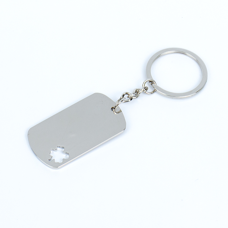 Professional Slim Blank Keychain for Business Branding, Featuring A Durable Metal Clasp, Compatible with Various Logo Methods, Packed in Sleek Cardboard Box