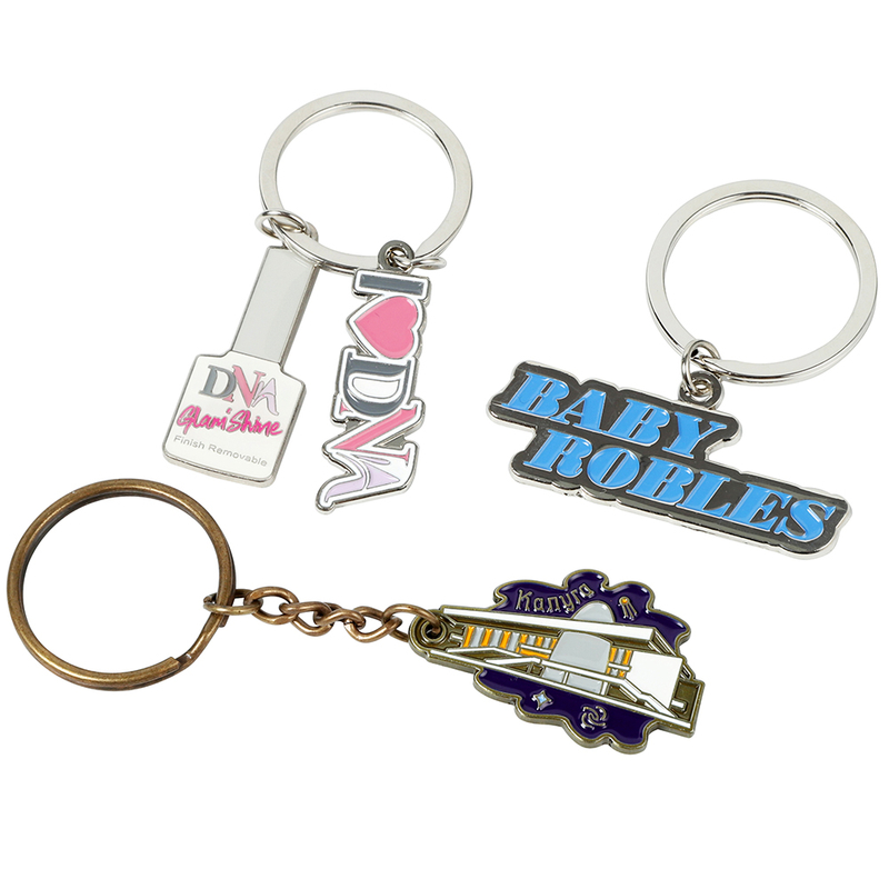 AmiShine Removable Finish DNA Series Zinc Alloy Keychain, High-Gloss Detachable Key Ring with Baby Robles & Kampa Themes, Fashion Accessory Key Fob for Personalized Daily Use