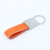 Personalized Laser Engraving Logo Sublimation Blank Faux Leather Key Chain Custom Pu Leather Keychain