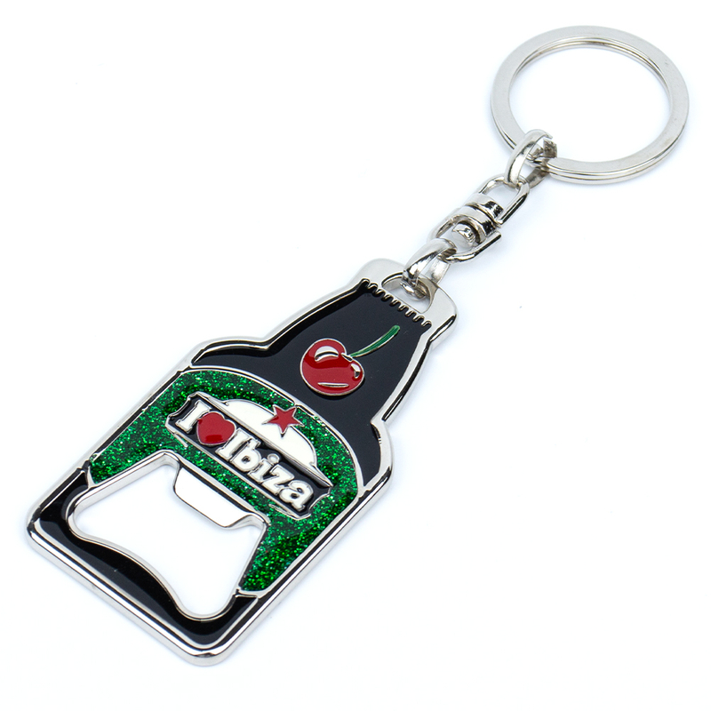 Popular Short Strap Keychain Simplicity Nylon Embroidery Ribbon Men And Women Car Key Chain Pendant Bottle Opener Keyring