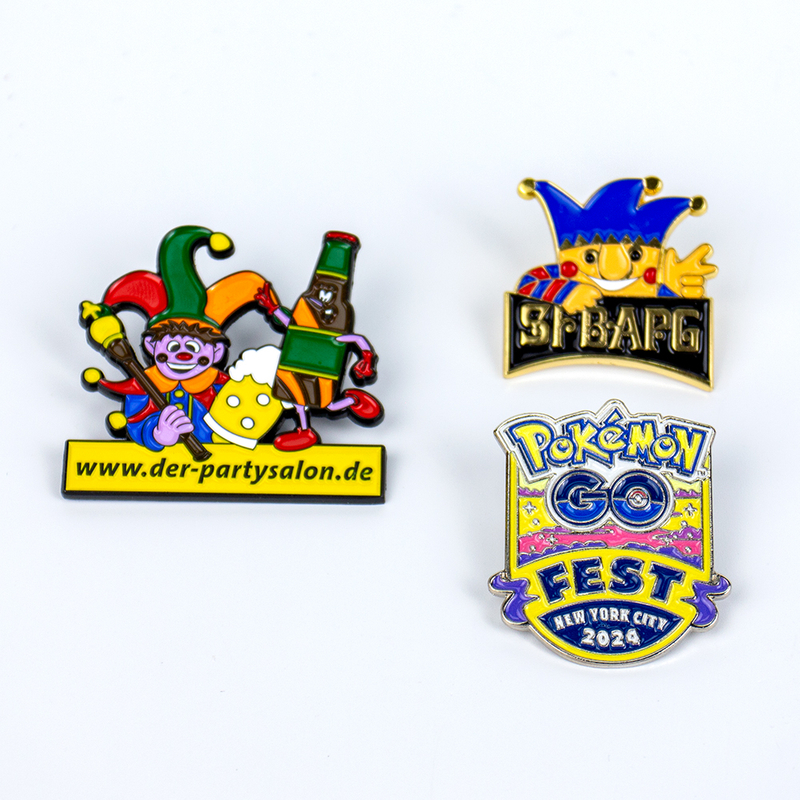 Wholesale Custom Logo Metal Lapel Pin Badge Soft Enamel Personalized Design for Business Souvenirs