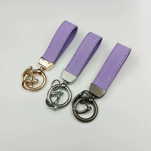 Durable PU Leather Keychain for Car Keys Heat Transfer Printing Promotional Souvenir Customizable Design