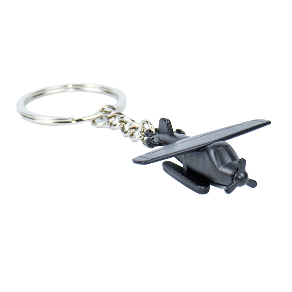 Custom Airplane Zinc Alloy Keychain UV Printed Laser Engraved Blank Keychain for Promotional Events Daily Accessories MOQ50 Fast Shipping