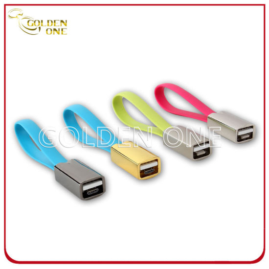 Promotion Gift New Design Metal Keyring with USB Data Line
