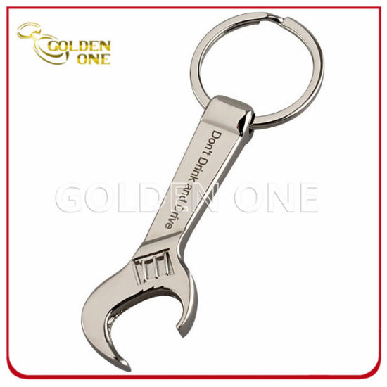 Promotion Gift Debossed Color Fill Logo Rectangle Metal Keychain