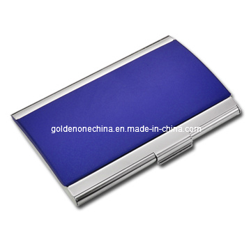 Promotional Hot Sale Brown Leather Name Card Case