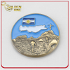 Custom Antique Silver Soft Enamel Metal Challenge Coin with Bottle Opener