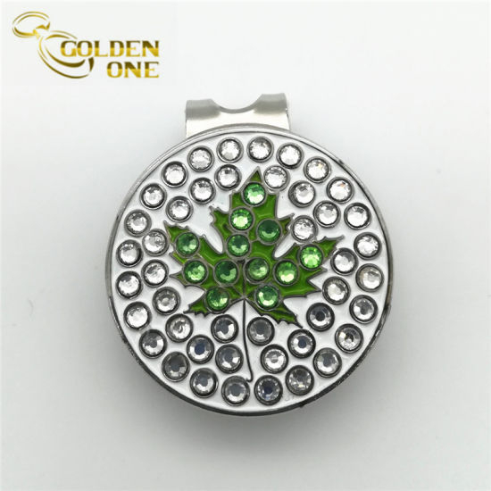 New Design Custom Hard Enamel Golf Hat Clip