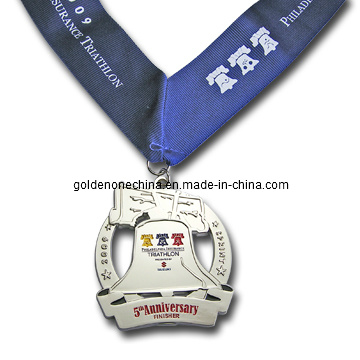 Creative Design Nickle Finish Soft Enamel Metal Medal