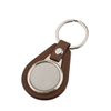 Deluxe Genuine Leather Keychain with 2 Rings