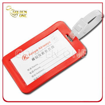 High Quality Travel Airways Soft PVC Luggage Tag