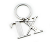 Custom Full Color Printed Epoxy Coated Heart Shape Metal Keychain
