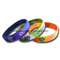 Personalized Colour Mixture Silk Screen Embossed Rubber Wristband