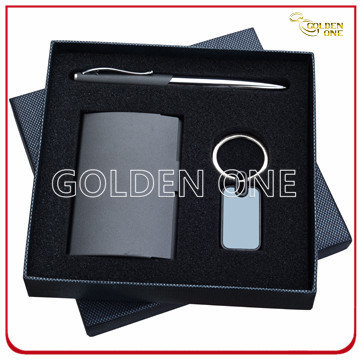 Promotion Card Holder And Key Chain Gift Set
