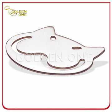 Custom Cat Shape Stainless Steel Metal Paper Clip