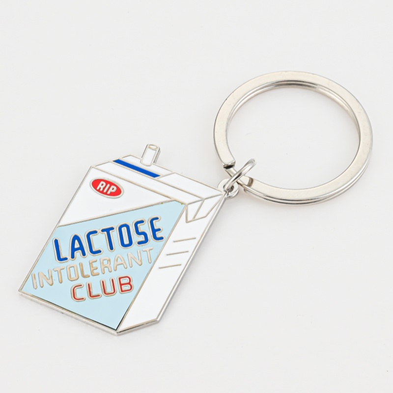 manufacturers supply double side name logo soft hard enamel custom keychain cute animal  keyring