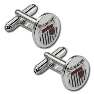 Versatile Matte Black Laser Engraved Cufflinks, Zinc Alloy or Iron Base with Enamel Infill, Classic Sleeve Buttons for Anniversary and Formal Occasions