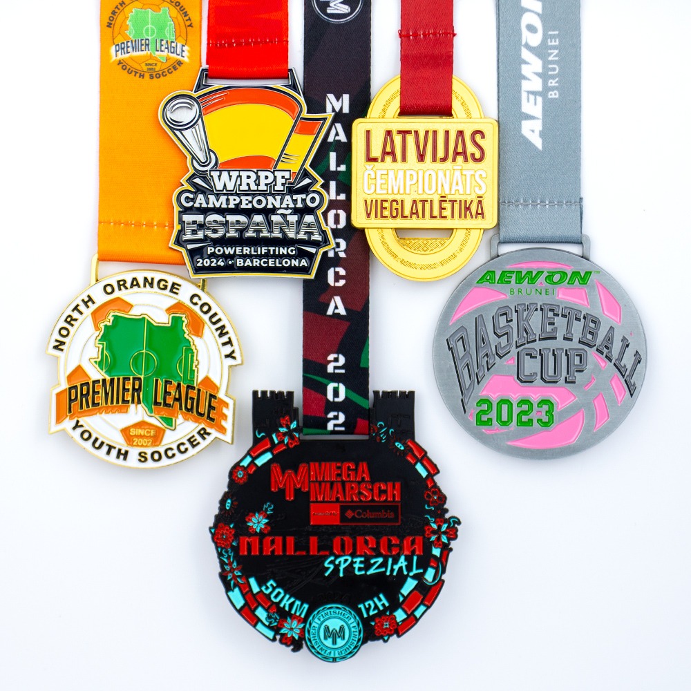 Custom Engraved Zinc Alloy Metal Medal for Sport Events and Corporate Awards