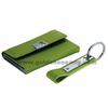 Leather Key Chain And Card Case Bussinessgift Set