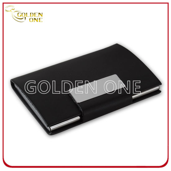Shiny Design Business Metal & Leather Name Cardcase