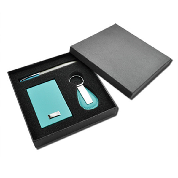 High Quality Luxury Business Promotion Gift Set with Black Box Pack