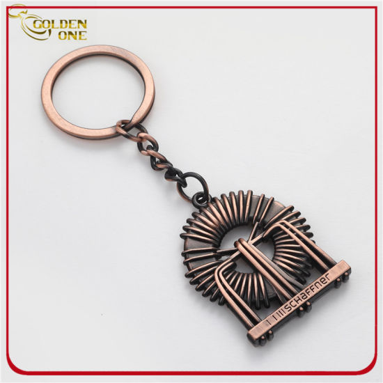 Customized Printed Sun&Beach Style Metal Keychain