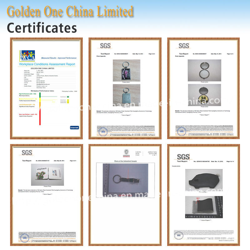 Promotion Round Shape PU Leather Coaster with Metal Bottom