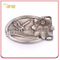 Antique Sliver Plated Embossed Metal Belt Buckle for Souvenir