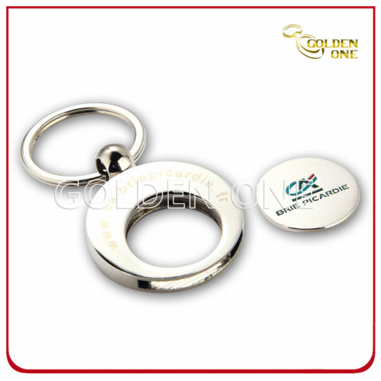 Customized Shopping Cart Metal Trolley Coin Holder Key Chain