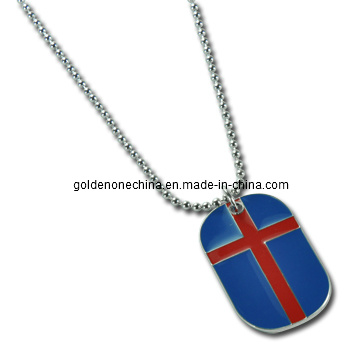 Hot Selling Chrome Plated Printable Metal Dog Tag