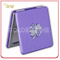 New Design Custom Printed Leather Pocket Mirror with Glitter