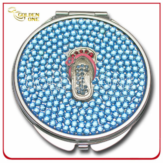 Factory Wholesale Folding & Portable Square Cosmetic Mirror