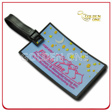Professional Manufacturer Custom Made Embossed Soft PVC Luggage Tag