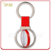 Printable Round Shape Spinning Metal Promotional Key Chain
