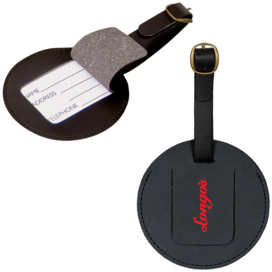 Custom Promotion Gift Genuine Leather Luggage Tag