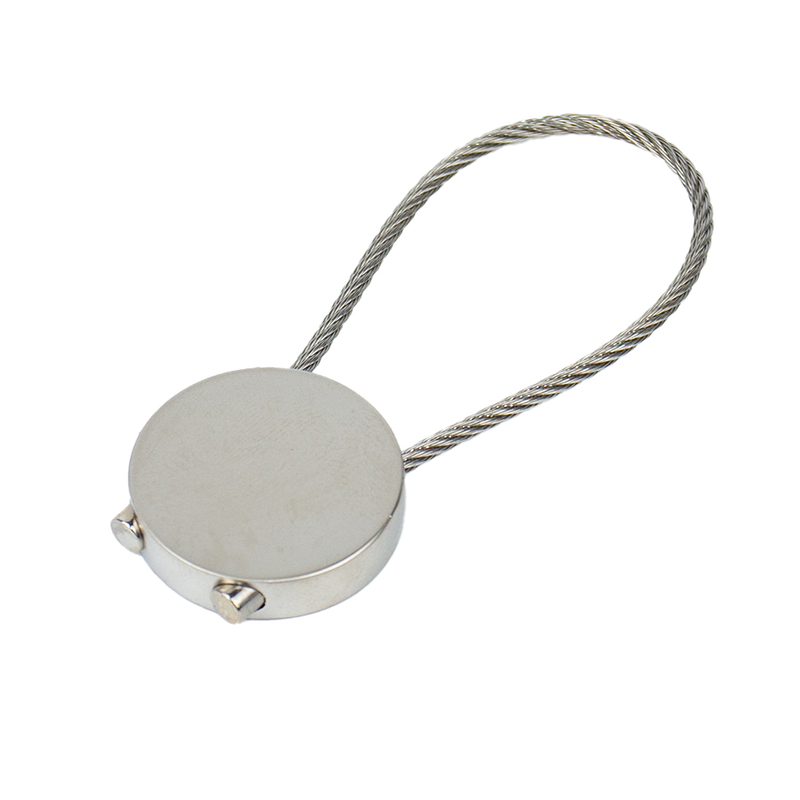 Anti-Loss Metal Buckle and Pull Ring Keychain in OPP Bag for Outdoor Sports Gear and Travel Bag Accessories